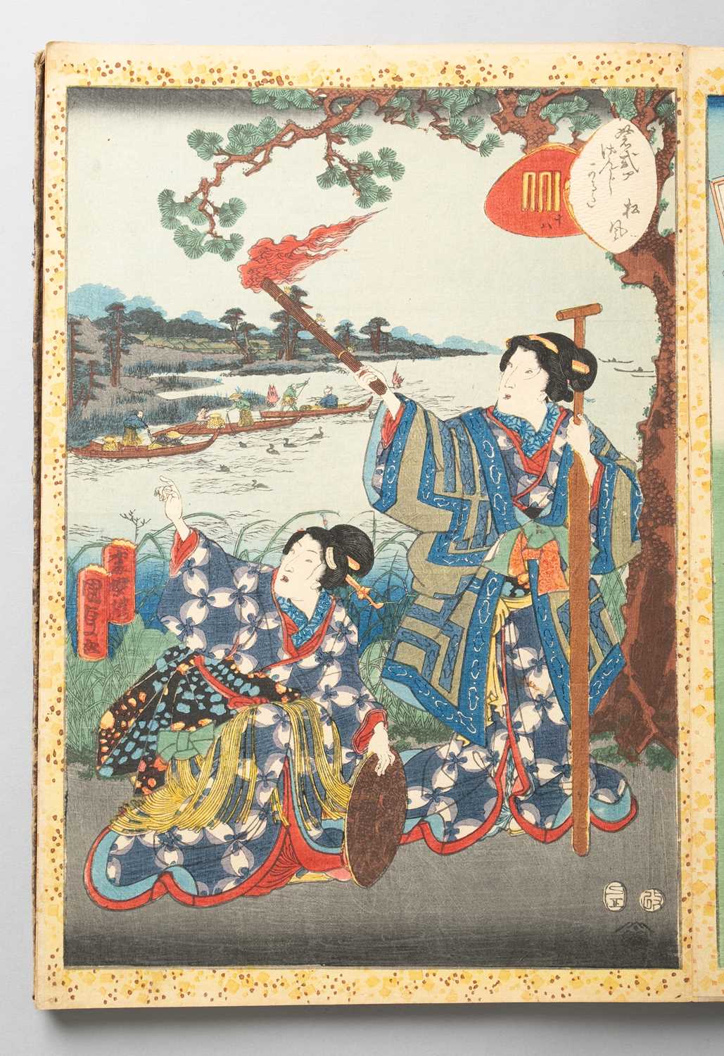 KUNISADA II UTAGAWA (1823-80) MURASAKI SHIKIBU GENJI KARUTA (MURASAKI SHIKIBU'S GENJI CARDS) EDO - Image 20 of 57