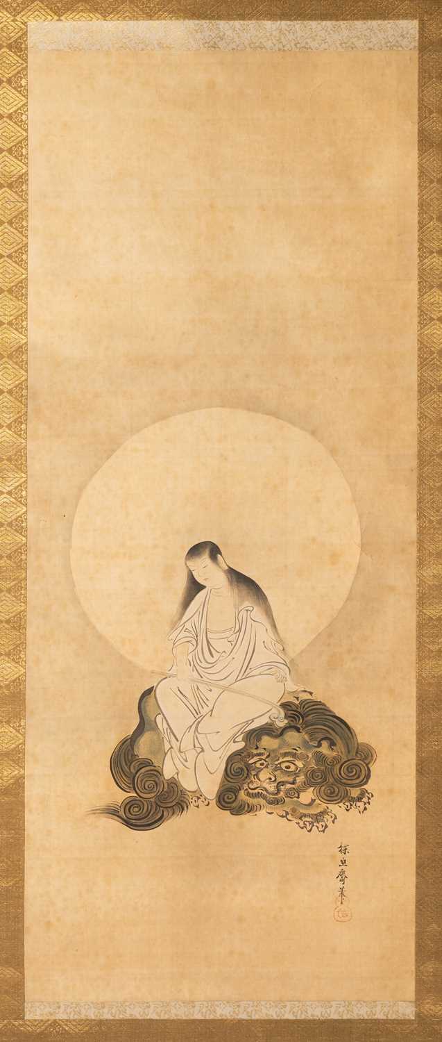 ATTRIBUTED TO KANO TAN'YU (1602-74) EDO PERIOD, 17TH CENTURY A set of three Japanese kakejiku ( - Bild 2 aus 3