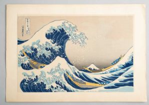 NO RESERVE AFTER KATSUSHIKA HOKUSAI (1760-1849) KANAGAWA OKI NAMI-URA (UNDER THE WAVE OFF