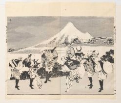 NO RESERVE KATSUSHIKA HOKUSAI (1760-1849) VIEWS OF MOUNT FUJI EDO PERIOD, 19TH CENTURY Two