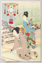 YOSHU / TOYOHARA CHIKANOBU (1838-1912) BIJIN-GA (PORTRAITS OF BEAUTIES) MEIJI ERA, 19TH CENTURY