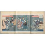 NO RESERVE UTAGAWA KUNISADA II (1823-80) EDO PERIOD, 19TH CENTURY Two Japanese woodblock print