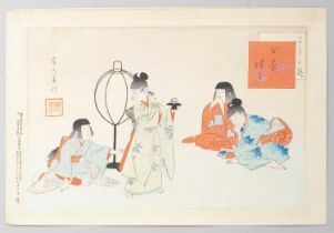 MIYAGAWA SHUNTEI (1873-1914) KODOMO-E (PICTURES OF CHILDREN) MEIJI ERA, 19TH CENTURY Four Japanese