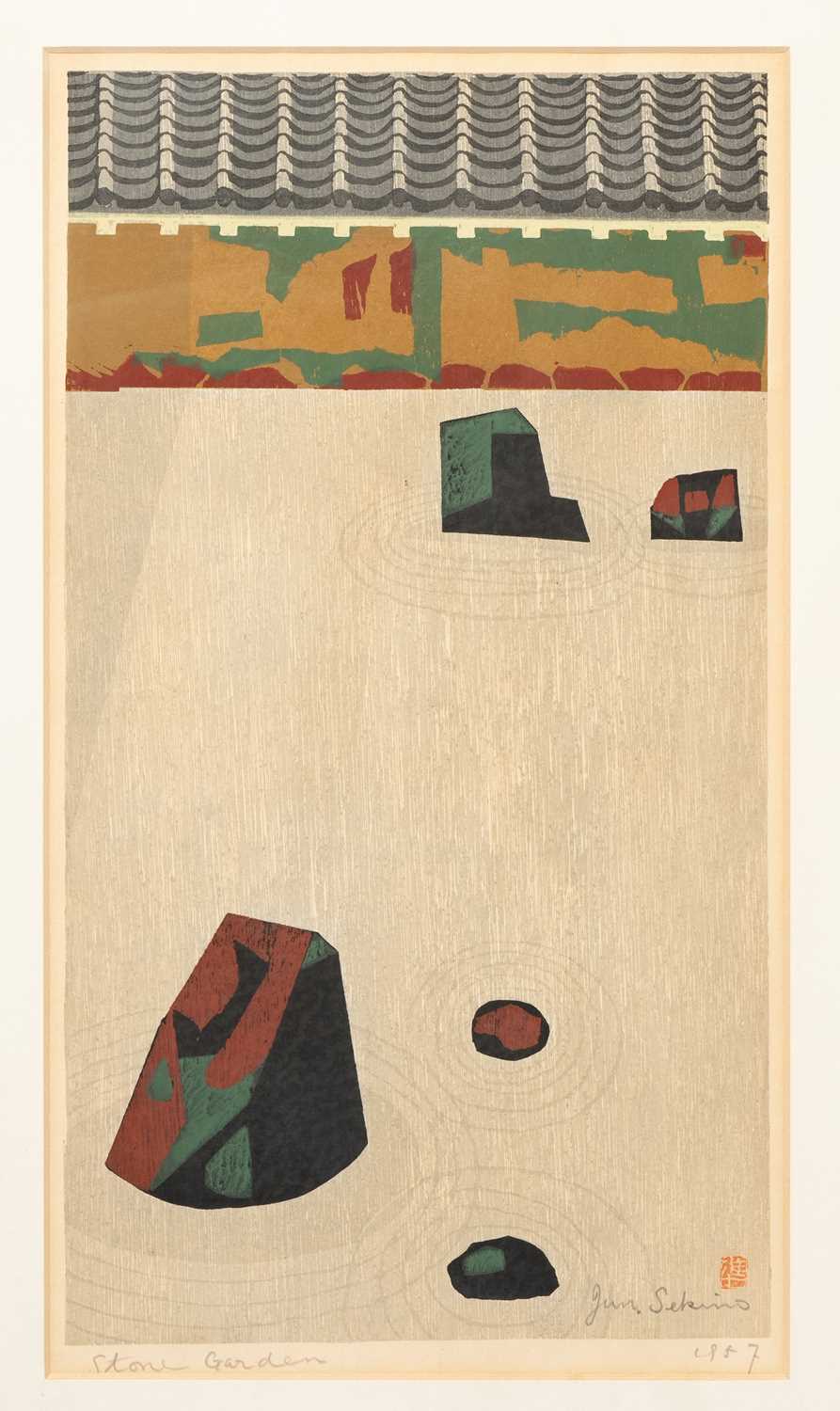 NO RESERVE HIDE KAWANISHI (1894-1965) JUNICHI SEKINO (1914-88) SHOWA ERA, 20TH CENTURY Two - Bild 2 aus 2