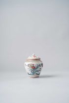 NO RESERVE A JAPANESE KAKIEMON-STYLE JAR AND COVER EDO PERIOD, 17TH/18TH CENTURY With an ovoid