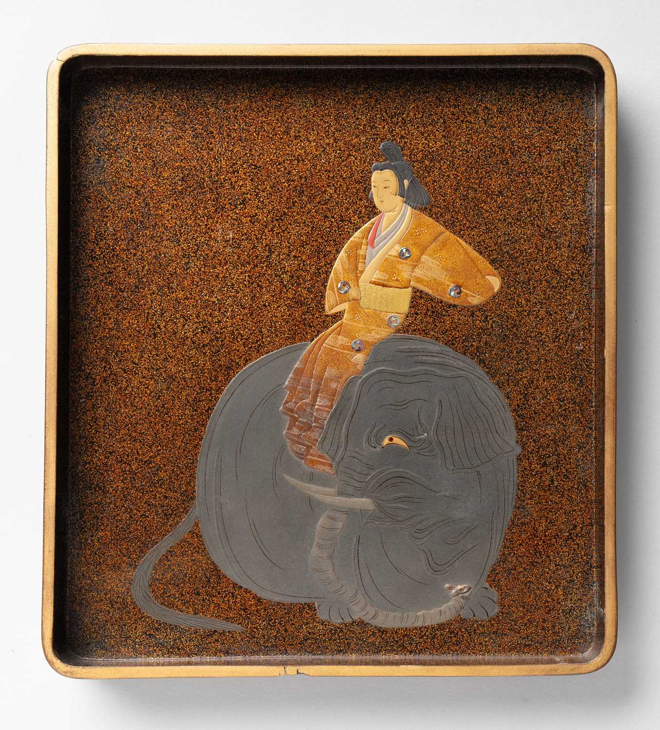 NO RESERVE A JAPANESE GOLD LACQUER SUZURIBAKO (WRITING BOX) MEIJI ERA, 19TH/20TH CENTURY The - Image 2 of 2