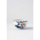 NO RESERVE A JAPANESE IMARI BOWL EDO PERIOD, C.1700 The exterior painted with flowering prunus and