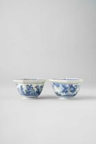 A PAIR OF JAPANESE ARITA BLUE AND WHITE BOWLS EDO PERIOD, 17TH/18TH CENTURY Both of octagonal form