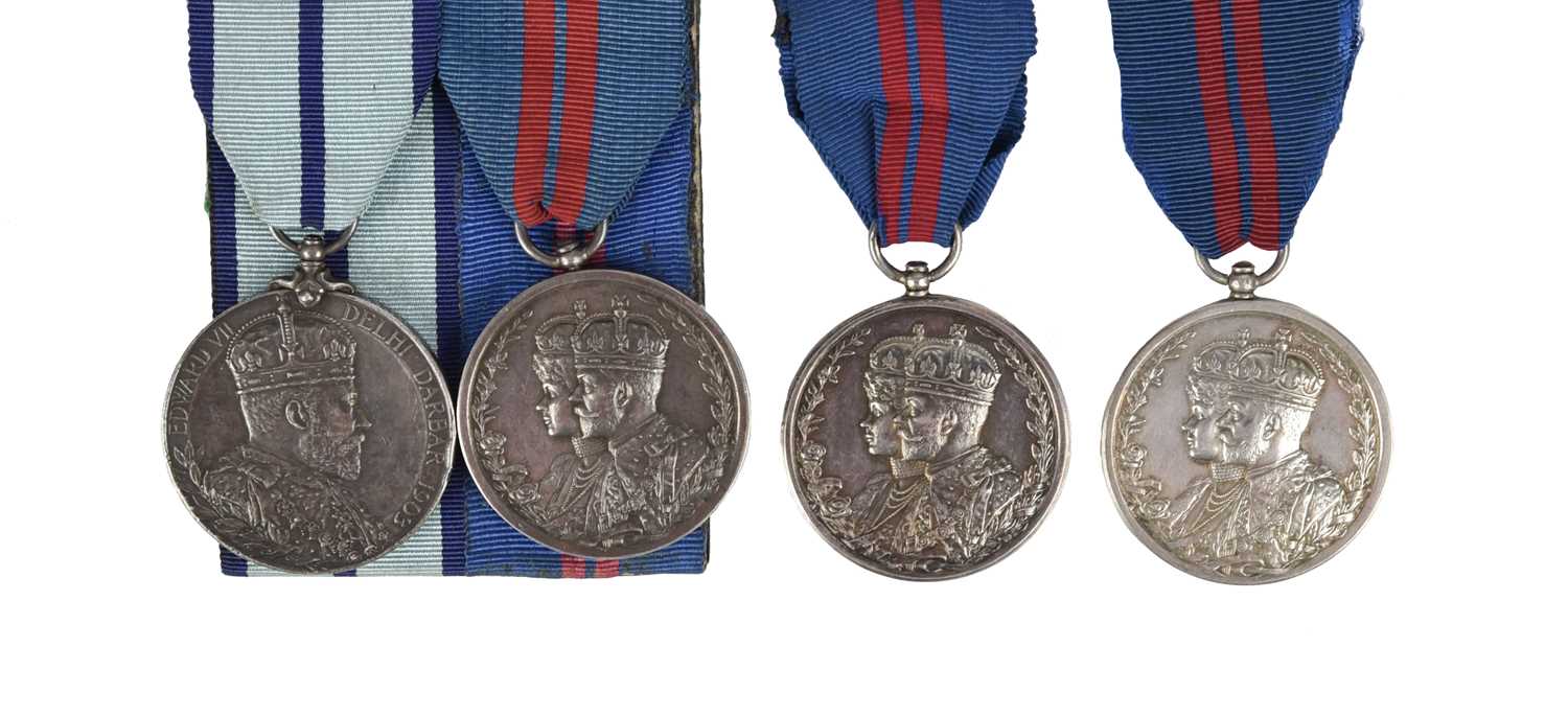Edward VII, Delhi Durbar Medal 1903, silver, unnamed as issued, display mounted as a pair with a