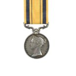 A South Africa Medal 1853 to Private Donald McDonald, 91st (Argyllshire) Regiment, edge bruising and