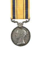 A South Africa Medal 1853 to Private Donald McDonald, 91st (Argyllshire) Regiment, edge bruising and