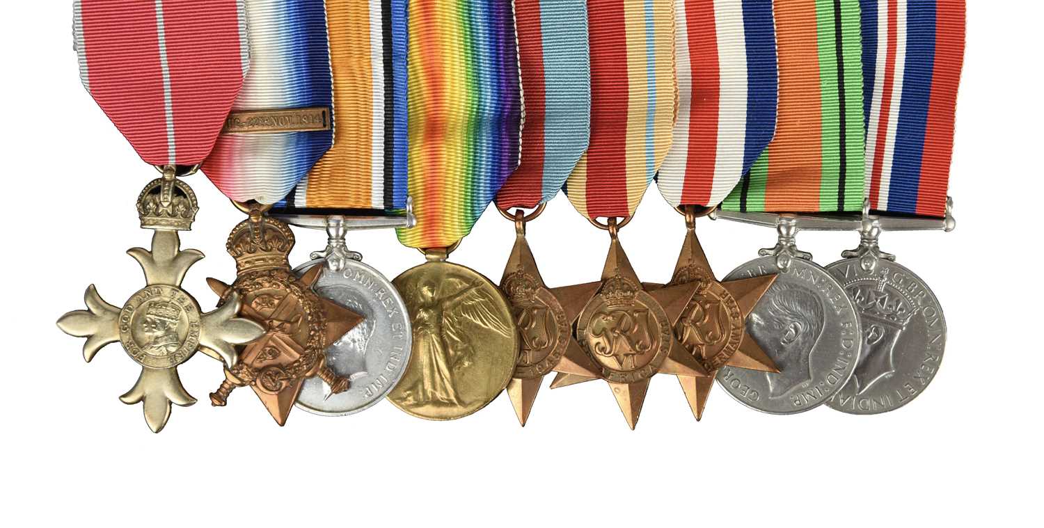 The Bomb Disposal O.B.E. group of nine awards to Squadron Leader Arthur Courtenay Snow, R.A.F.: