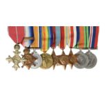 The Bomb Disposal O.B.E. group of nine awards to Squadron Leader Arthur Courtenay Snow, R.A.F.: