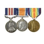A Great War M.M. group of three to Sergeant Thomas Whitty, London Regiment: Military Medal, George V