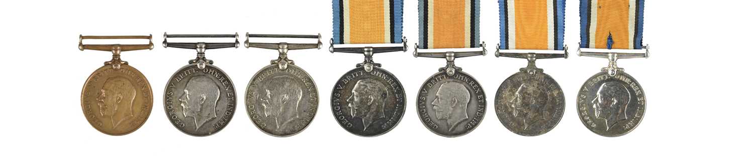 A small collection of Great War campaign medals, comprising: two: British War Medal 1914-20 and