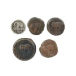 Ceylon - British Colony: George III, a small quantity of hammered coins, comprising: silver 48