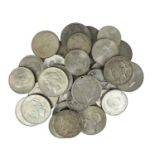 A quantity of silver and cupro-nikel coins, including: United States of America: dollars (5),