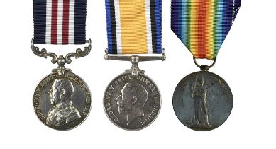 A Great War M.M. group of three to Corporal George Woolgar, 18th Battalion London Regiment: