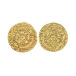 Fatimid Caliphs of Egypt: al-Mu'izz (341-365AH/935-975AD), gold dinar, 4.13g (F 11), very fine. 21.