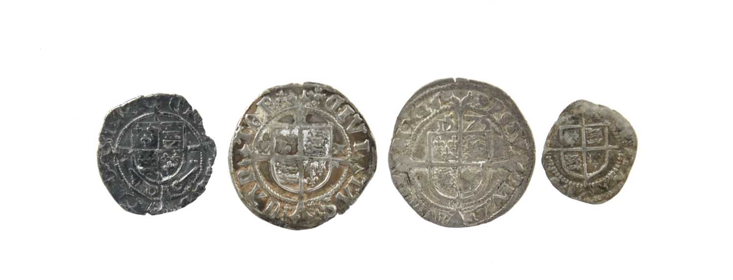England - Tudor Monarchs: a small quantity of silver coins, comprising: Henry VII (1485-1509), - Bild 2 aus 2
