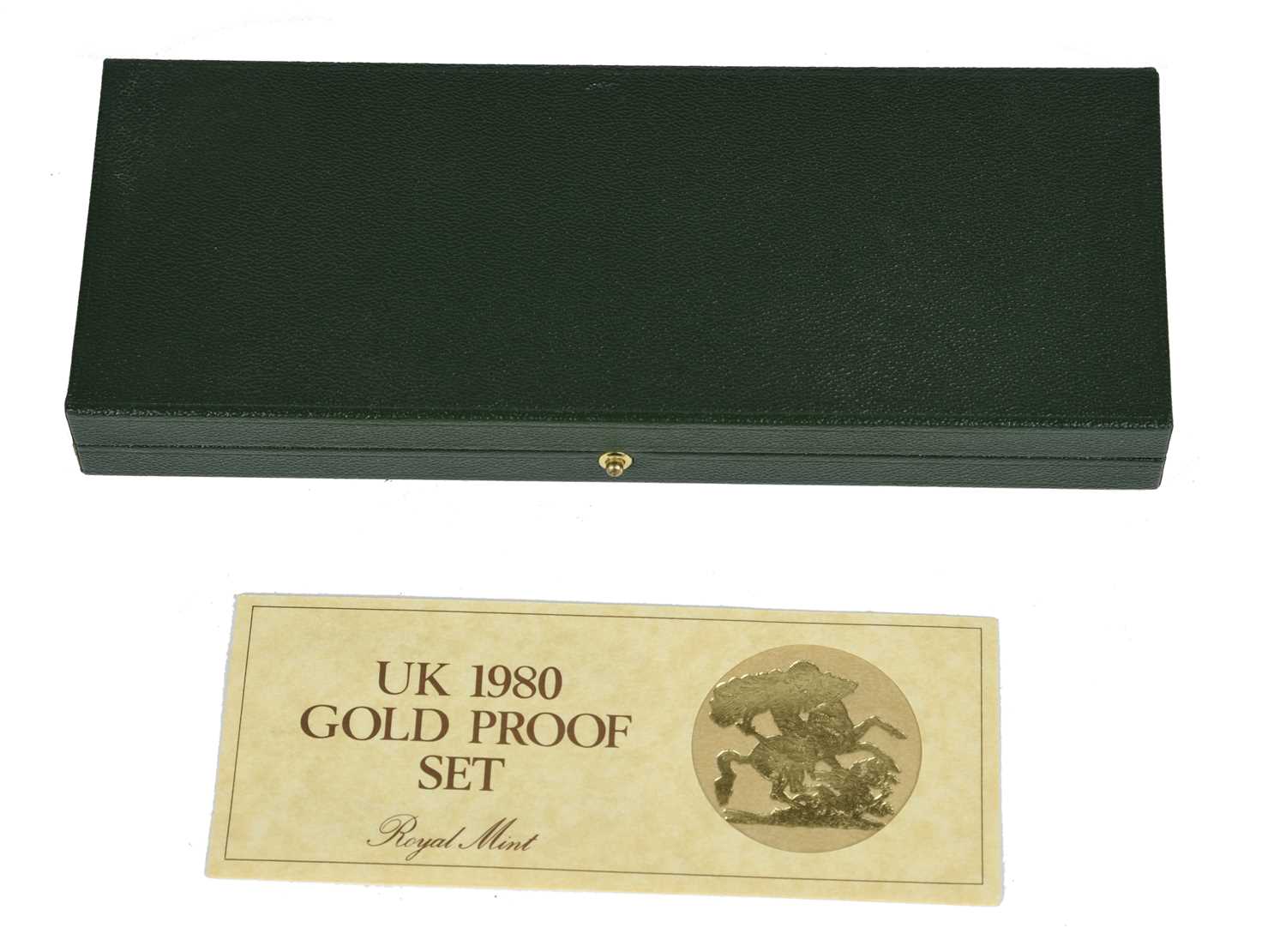 Elizabeth II, gold proof set, 1980, four coins, five pounds to half sovereign (S PGS01), in fitted - Image 2 of 3