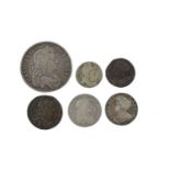British Isles - Charles II and successors: a small quantity of coins, comprising: England, Charles