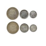 George III, last coinage, three silver coins, vis: halfcrown, 1817, small head (S 3789), good very