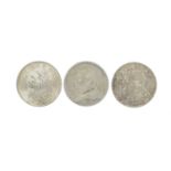China - Republic: silver dollars (3), Yuan Shih-kai, bust left, seven characters above (KM Y329.