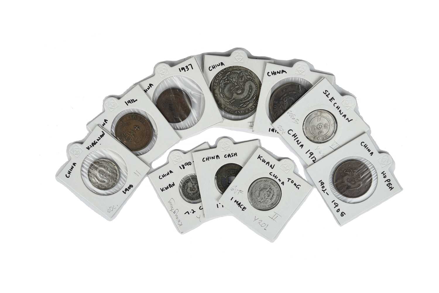 China: a small quantity of coins, including: Empire: Szechuen Province, silver dollar (Y 238), about