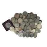 An international collection of coins, mainly silver or base metal crowns and crown equivalents,
