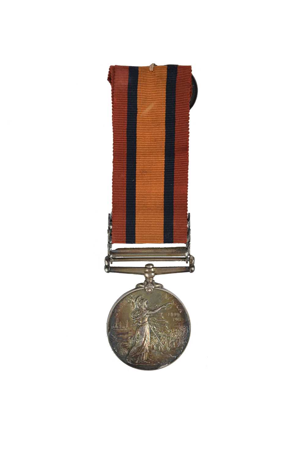 A Queen's South Africa Medal to Lieutenant Francis Sandham Geary, Hampshire Regiment (Mounted - Image 2 of 2