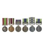 A collection of campaign medals to Indian recipients, comprising: Afghanistan 1878-80, no clasp,