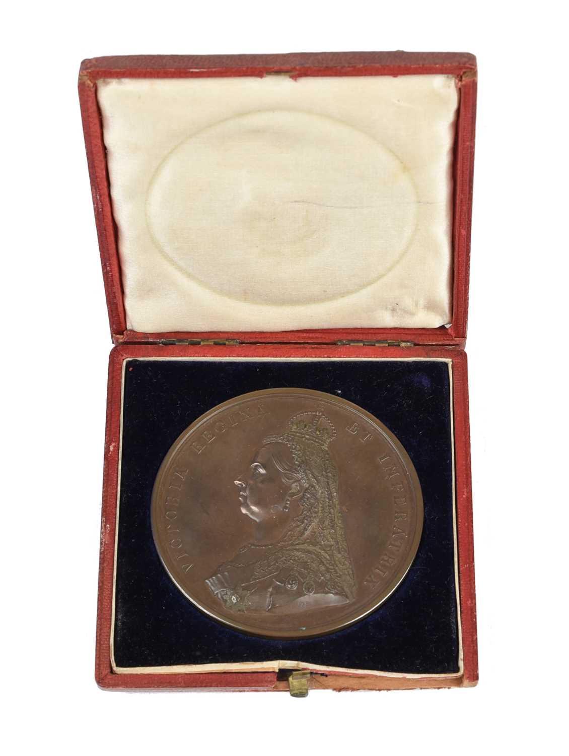 Victoria, Golden Jubilee 1887, a bronze medal by L.C. Wyon, crowned and veiled bust left, rev. the - Image 3 of 4