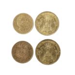 Imperial Germany: Bavaria: Ludwig II, gold 10 marks, 1876 (F 3766), near very fine; and Hamburg: