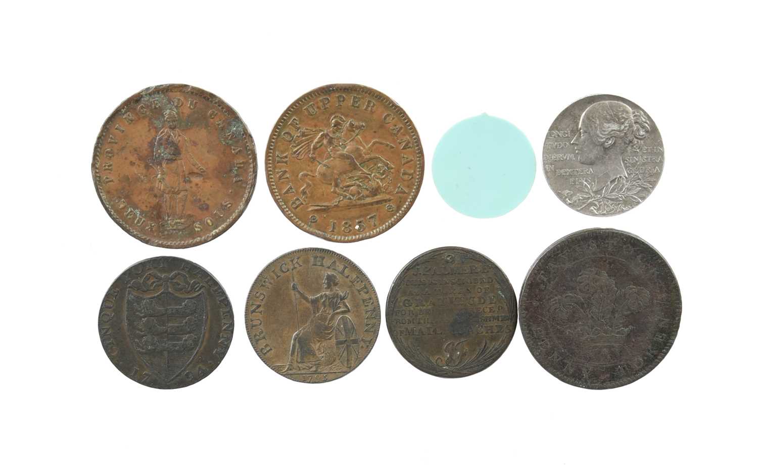 A small quantity of token currency and associated items, including: J. Kilvington, Brunswick - Image 2 of 2