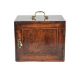 AMENDED DESCRIPTION: A small Chinese huanhuali wood cabinet, possibly originally for a mahjong