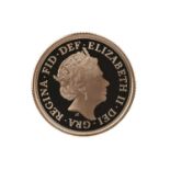 Elizabeth II, gold proof sovereign, 2019, cased, as struck, with Royal Mint Certificate, promotional