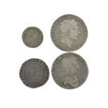 English and British silver coins (4): Elizabeth (1558-1603), shilling, seventh issue (1601-02),