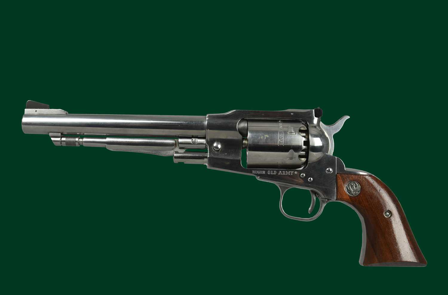 Ƒ Ruger: a .44 'Old Army' six-shot percussion revolver, serial number 145-26719, stainless steel, - Image 2 of 2