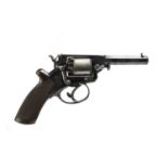 A 120 Tranter's patent single trigger five-shot percussion revolver retailed by Wilkinsons and