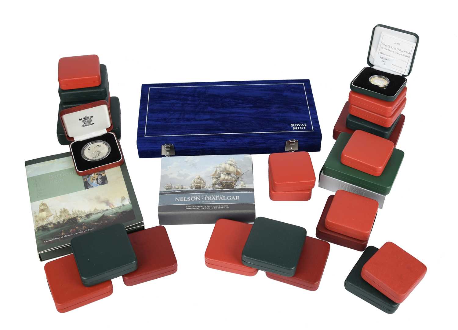 Elizabeth II: various silver proof issues, sets and singles, including: The United Kingdom Millenium