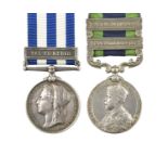 An Egypt and Sudan Medal 1882-89 to Private G Wilson, 2nd Battalion York and Lancaster Regiment,