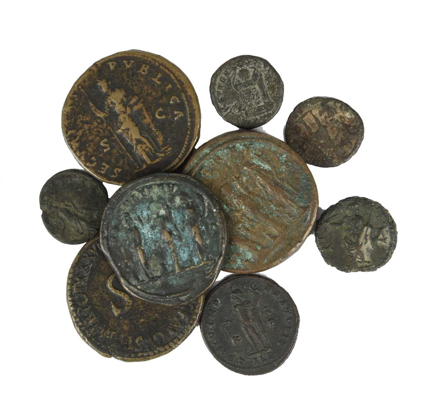 Rome - Empire: a small collection of sestertii, and other base metal coins, varying grades, fine - Image 2 of 2