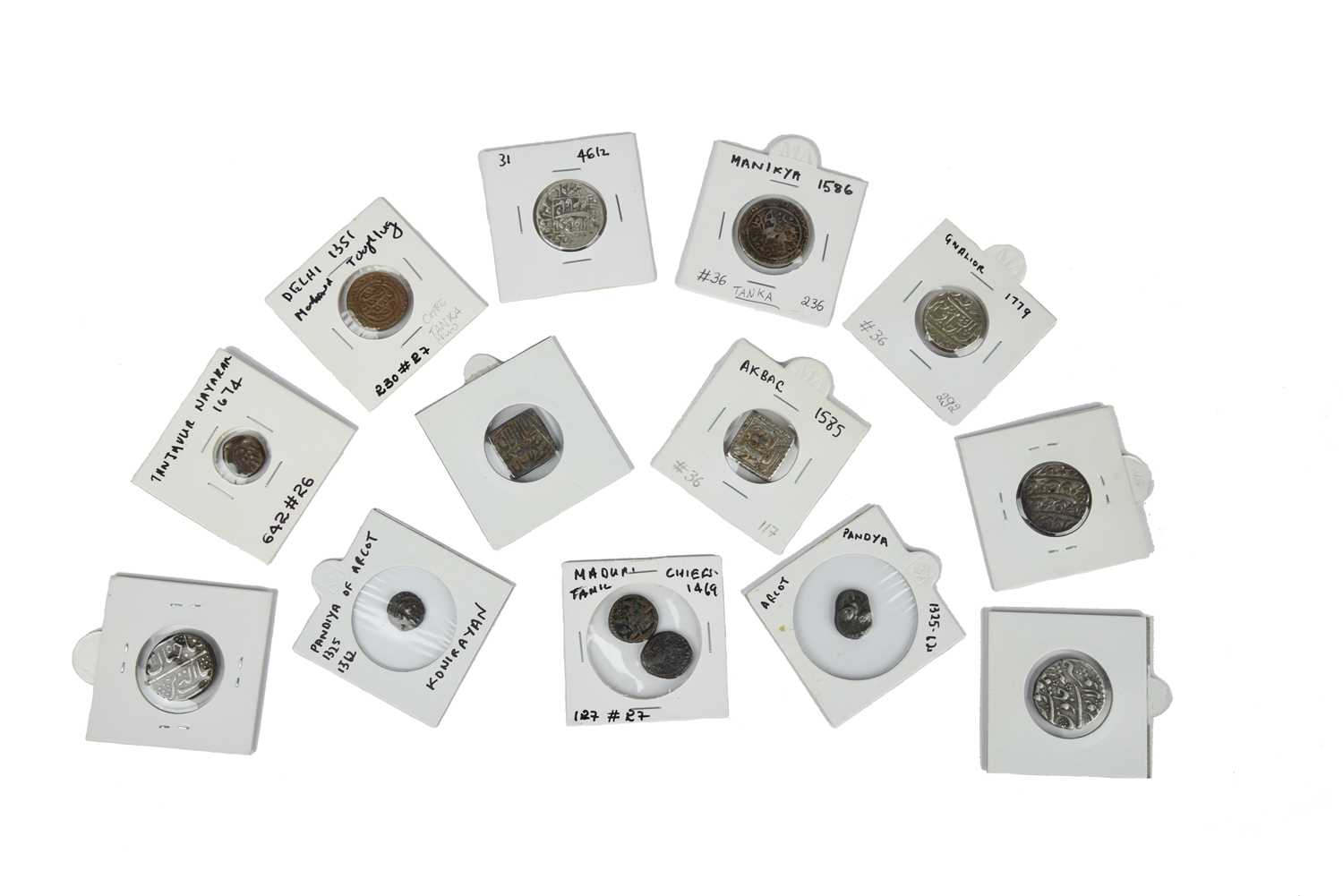 India - medieval and early modern: a quantity of coins, including: Delhi Sultanate, Mohammed bin