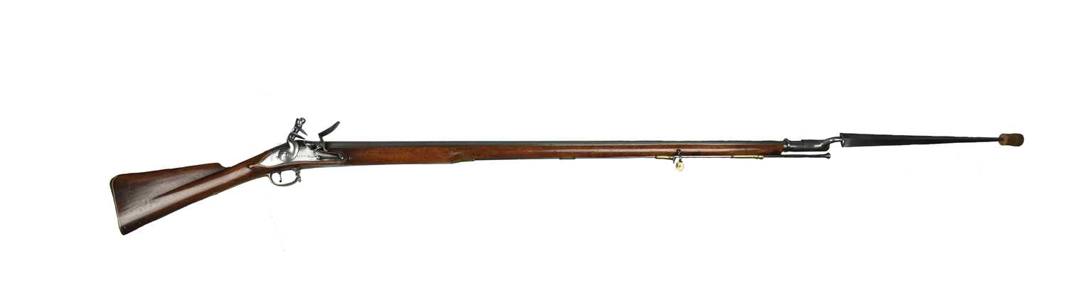 A British Long Land Pattern flintlock service musket by Freeman of London, barrel 46 in., breech - Image 2 of 2