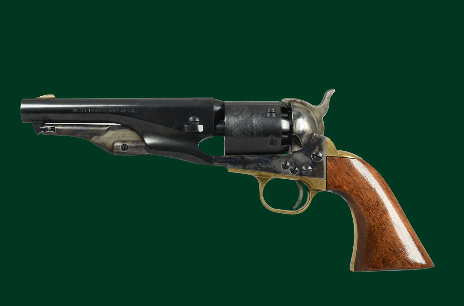 Ƒ Pietta: a .36 six-shot percussion revolver - a replica of a Colt model, serial number 52489, - Bild 2 aus 2