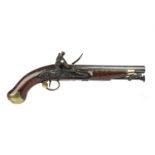 A George III .65 New Land Pattern flintlock service pistol, barrel 8.5 in. with Ordnance proof