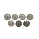 Rome - Empire: a small selection of silver denarii, including: Vespasian (69-79 AD) (2), bust right,