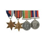 The Second World War group of four medals attributed to Henry Alexander Leonard Geary, R.A. and R.