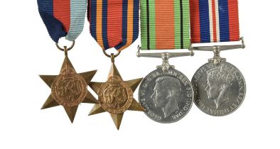 The Second World War group of four medals attributed to Henry Alexander Leonard Geary, R.A. and R.